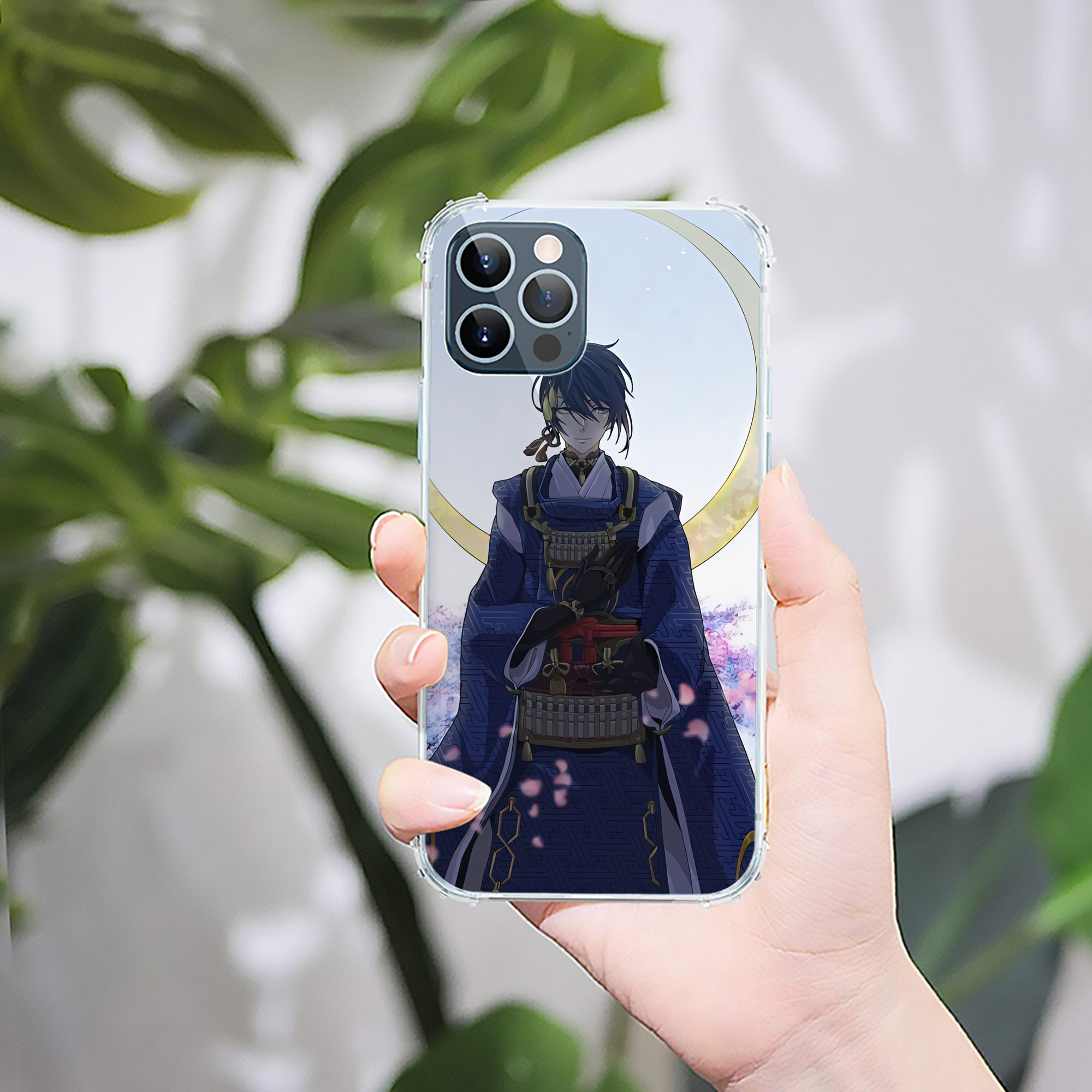 （画像用） 刀剣乱舞 Touken Ranbu 【iPhone 12シリーズ対応】透明スマホケース（クリアソフトケース）